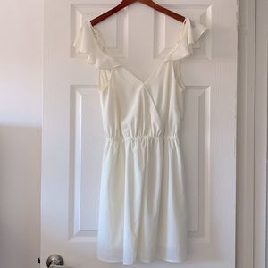 *SOLD* Flowy White Midi Dress